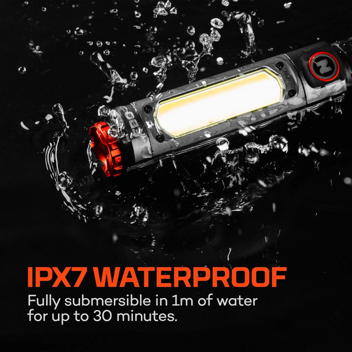 Nebo Big Larry Pro+ Reachargeable 600LM Worklight & 220LM Flashlight