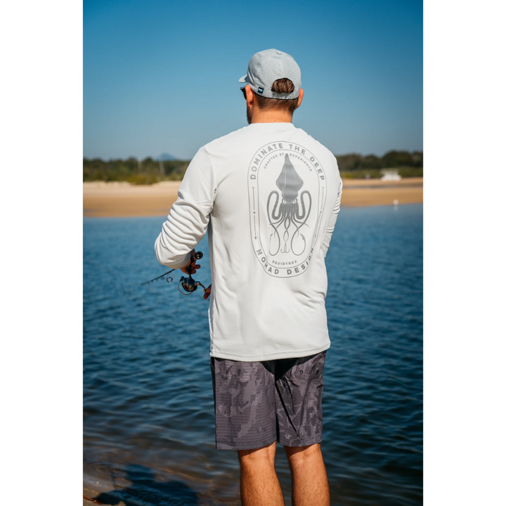 Nomad Tech Fishing Shirts Squidtrex Domination
