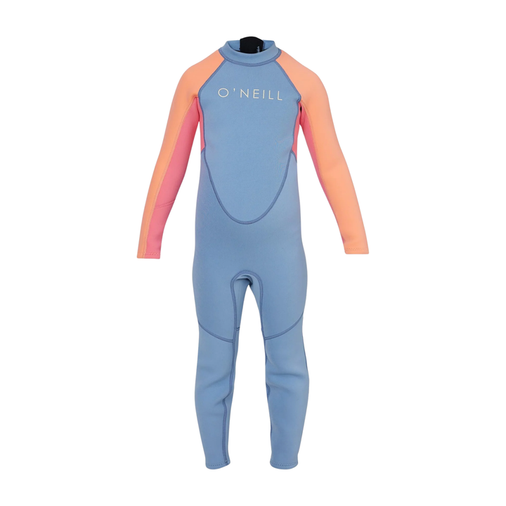 O'Neill Girls Toddler Reactor 2mm Back Zip Steamer Wetsuit