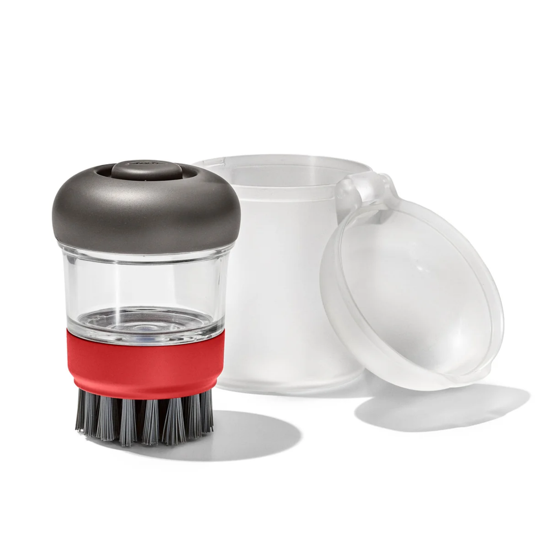 OXO OTD Soap Dispenser Brush Set with Case
