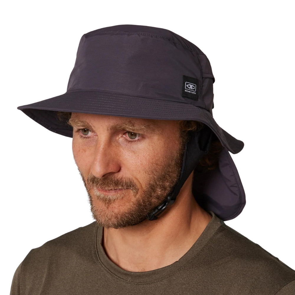 O_E-Mens-Indo-Stiff-Peak-Surf-Hat-Charcoal