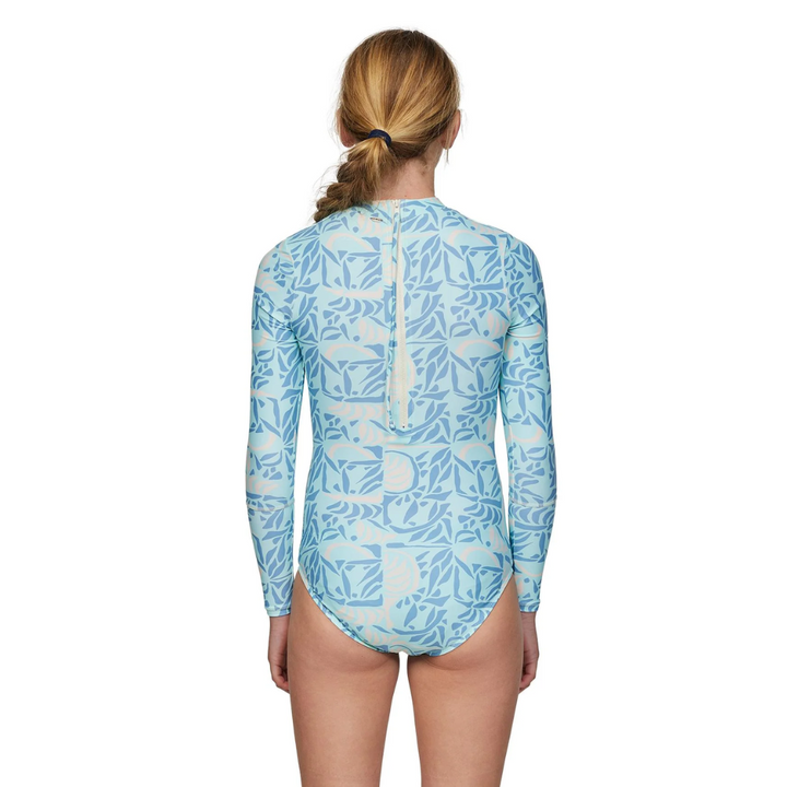 O'Neill Girls Bahia Lycra Back Zip Long Sleeve Surfsuit