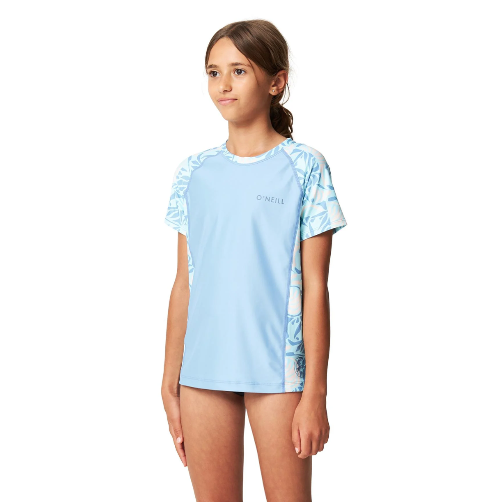 O'Neill Girl's Bahia UV Short Sleeve Sleeve Rash Vest