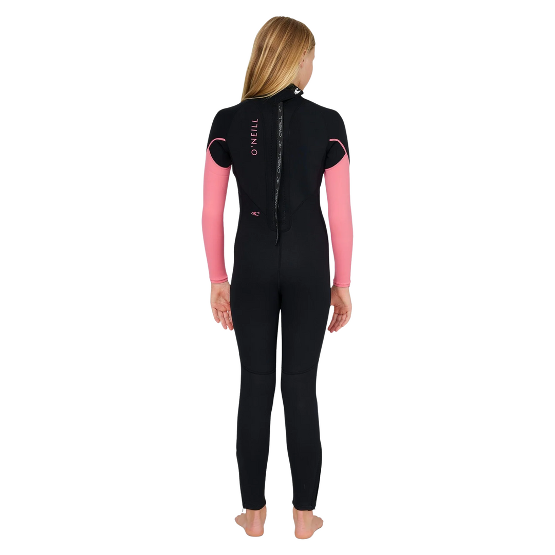 O'Neill Girls Reactor 3/2mm Steamer Back Zip Wetsuit