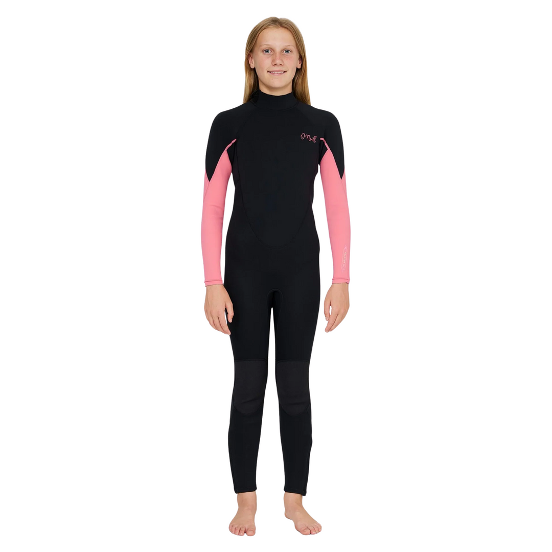 O'Neill Girls Reactor 3/2mm Steamer Back Zip Wetsuit