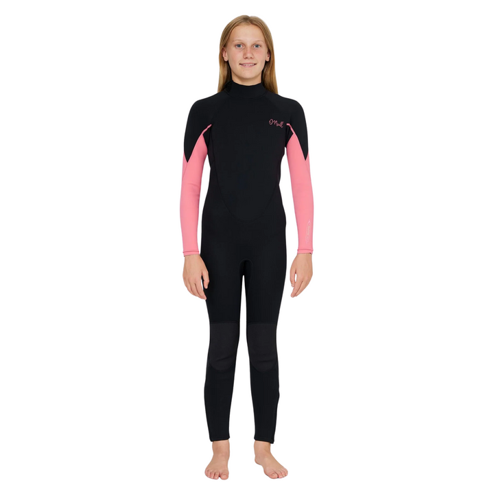 O'Neill Girls Reactor 3/2mm Steamer Back Zip Wetsuit