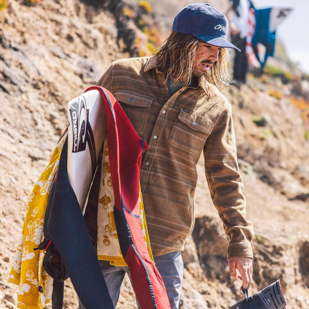 O'Neill Glacier Overshirt Superfleece Flannel