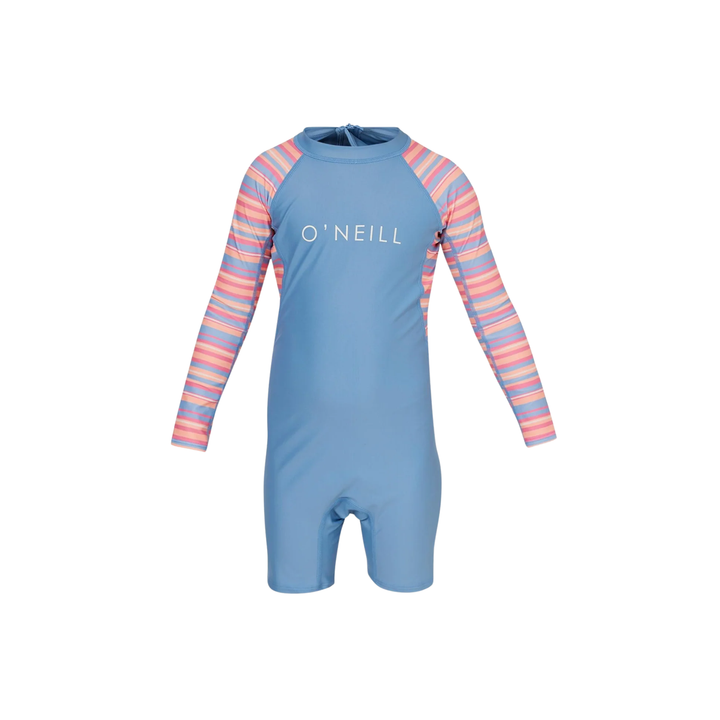 O'Neill Girls Toddler Long Sleeve Rash Vest Springsuit UPF 50+