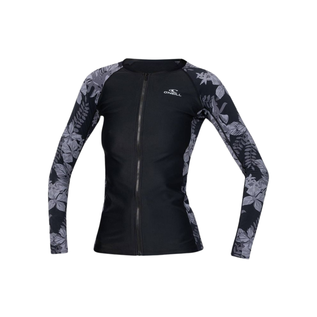 O'Neill Women's Laney Front Zip Long Sleeve Rash Vest