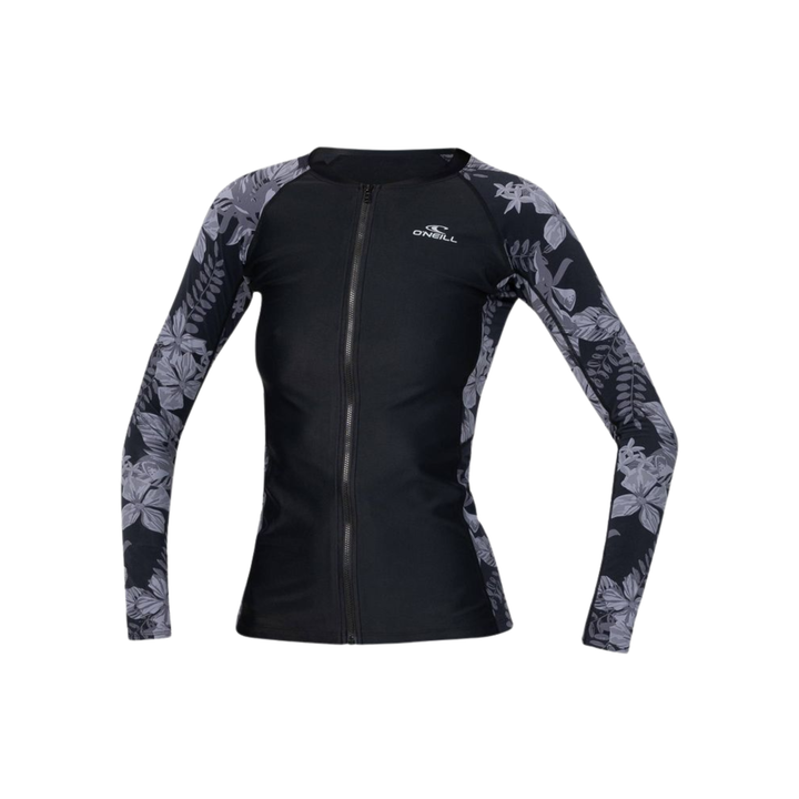O'Neill Women's Laney Front Zip Long Sleeve Rash Vest