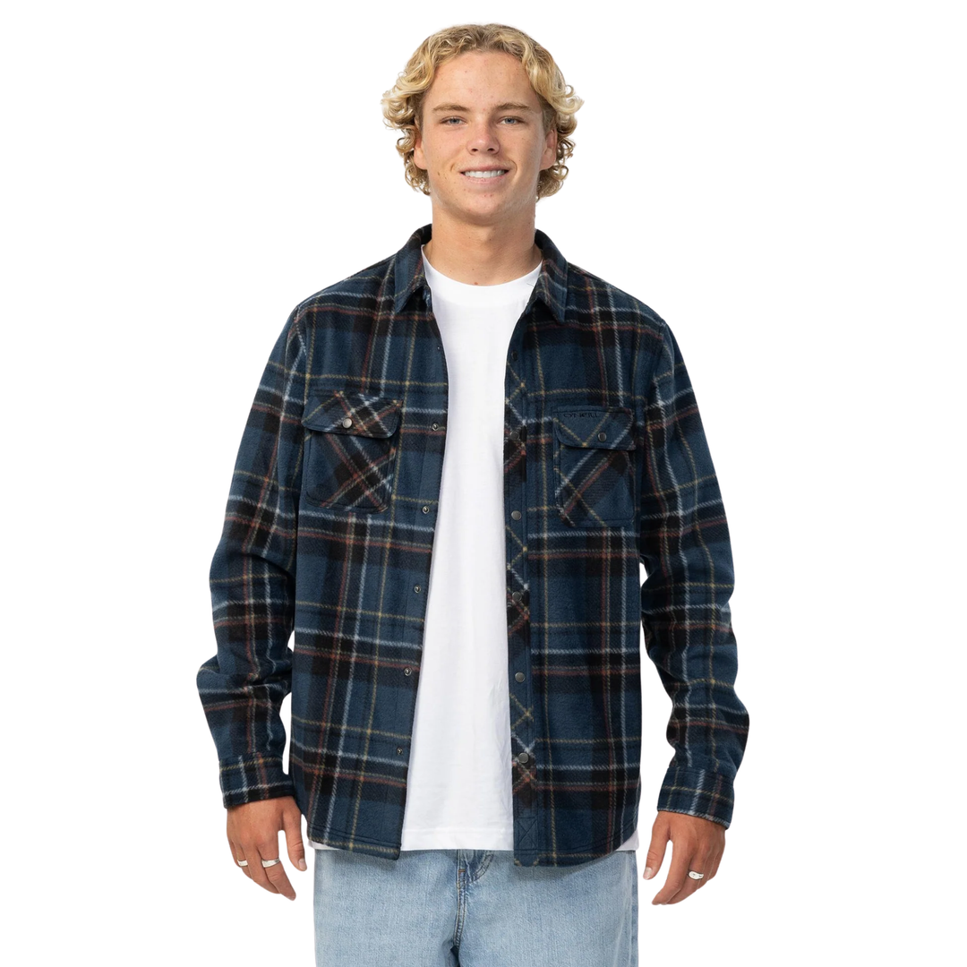 O'Neill Glacier Plaid Superfleece Flannel