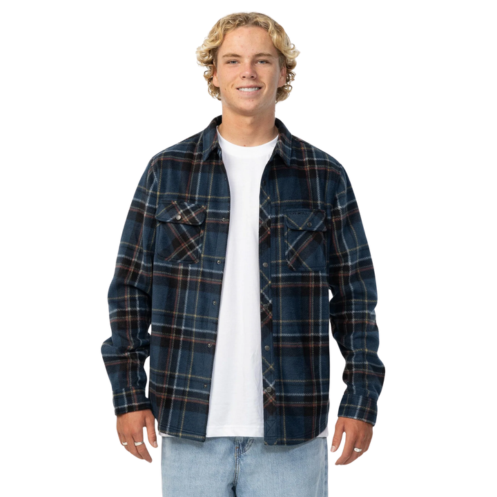 O'Neill Glacier Plaid Superfleece Flannel