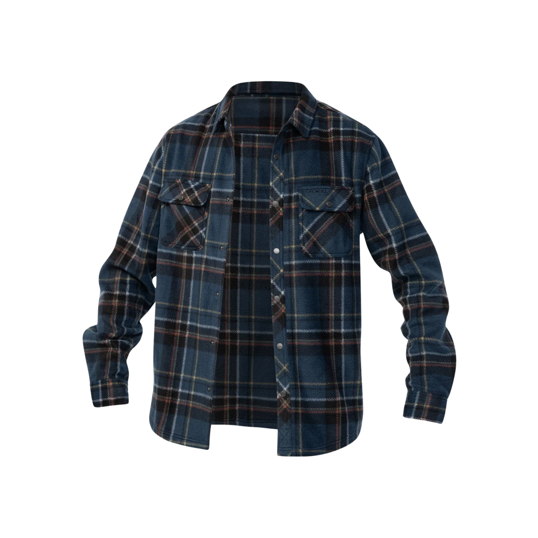O'Neill Glacier Plaid Superfleece Flannel