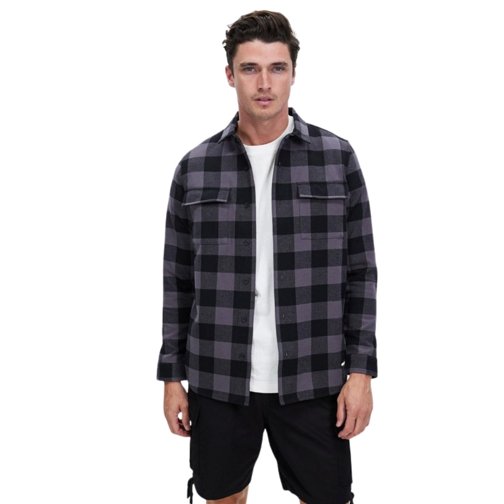 OakleyBearCozyFlannel-Grey