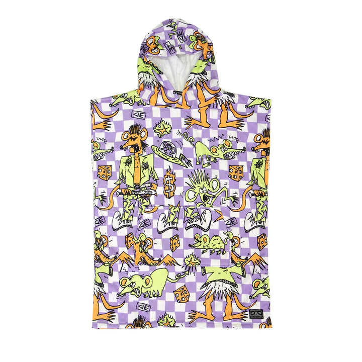 Ocean-And-Earth-Youth-Irvine-Hooded-Poncho-Purple
