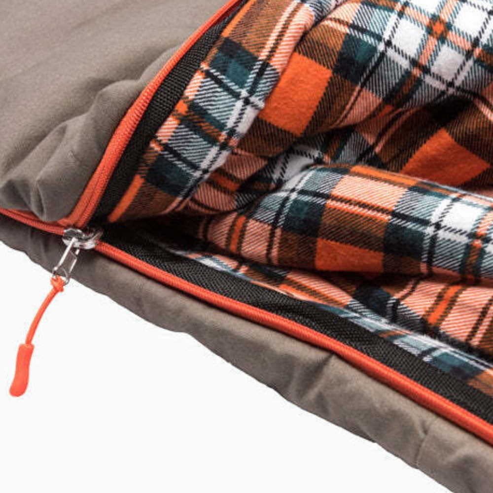 Oztent-Redgum-XL-Sleeping-Bag-Zipper