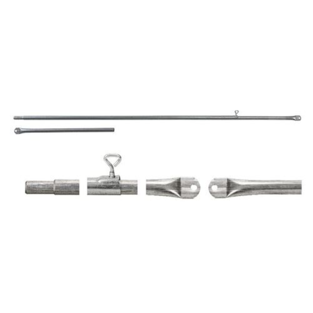 Oztrail Adjustable Galvanised Slide Rail - 275cm