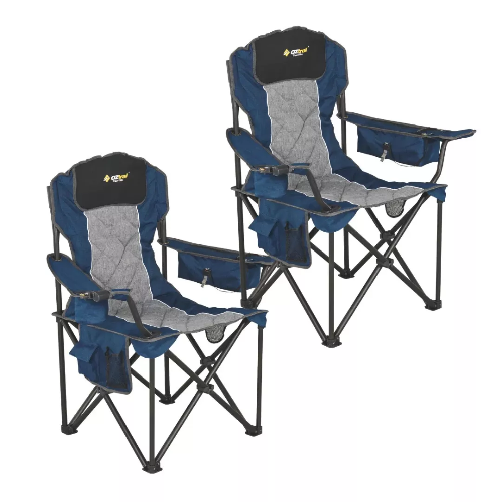 Oztrail Elite Chair Twin Pack
