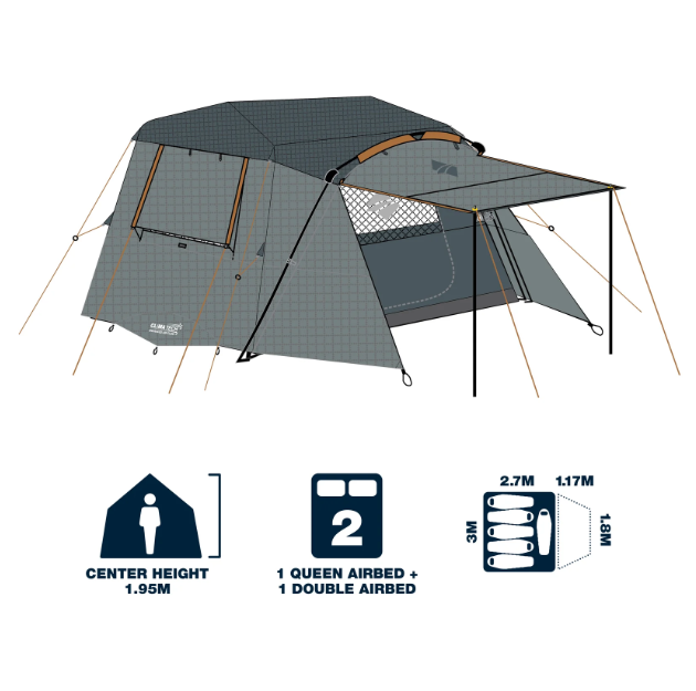 Oztrail Fast Frame Blockout Lumos Tent