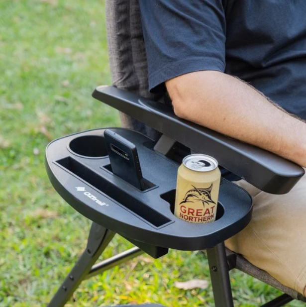 Oztrail Side Table Phone & Cup Holder