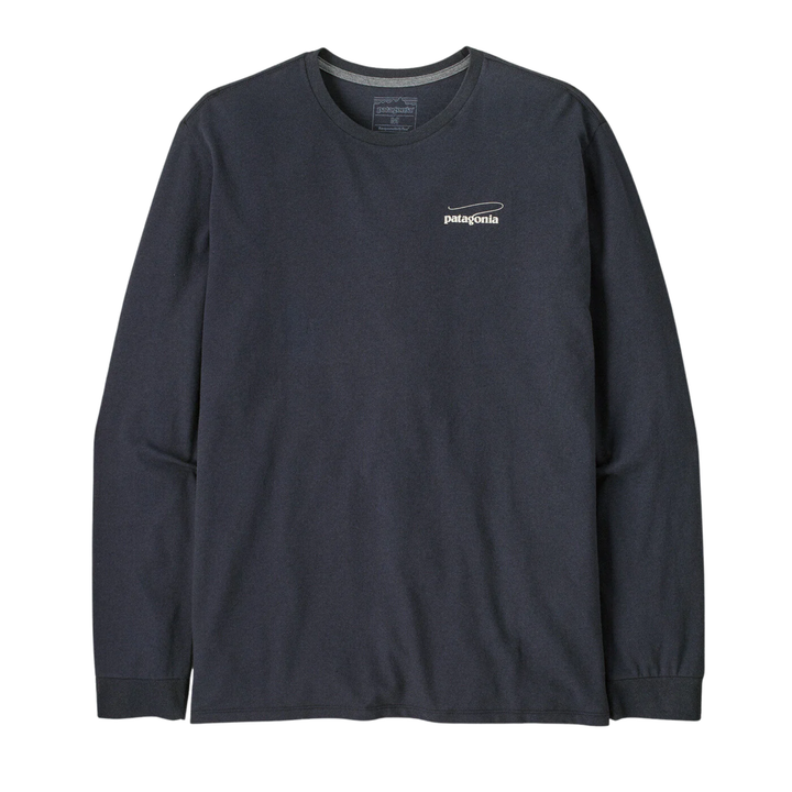Patagonia Men's Long Sleeve Casting Logo Responsibili-Tee