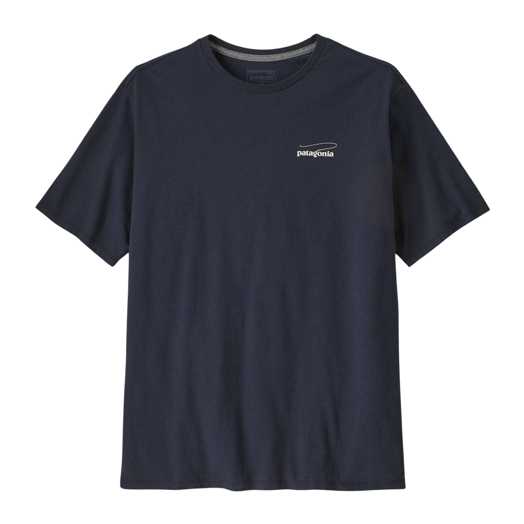 Patagonia Mens Short Sleeve Casting Logo Responsibili-Tee