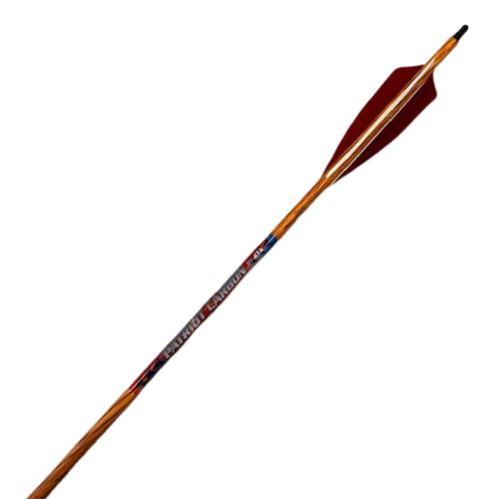 Patriot Carbon Feathered Arrow