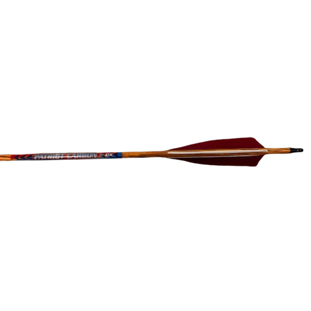 Patriot Carbon Feathered Arrow
