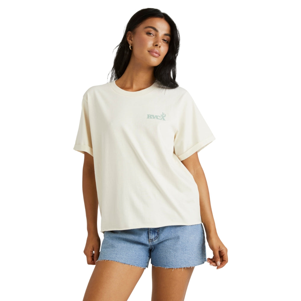 RVCA-Cut-Back-Cuffed-Tee-Unbleached