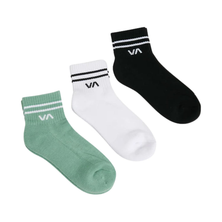 RVCA Womens VA Mini Crew Sock 3PK