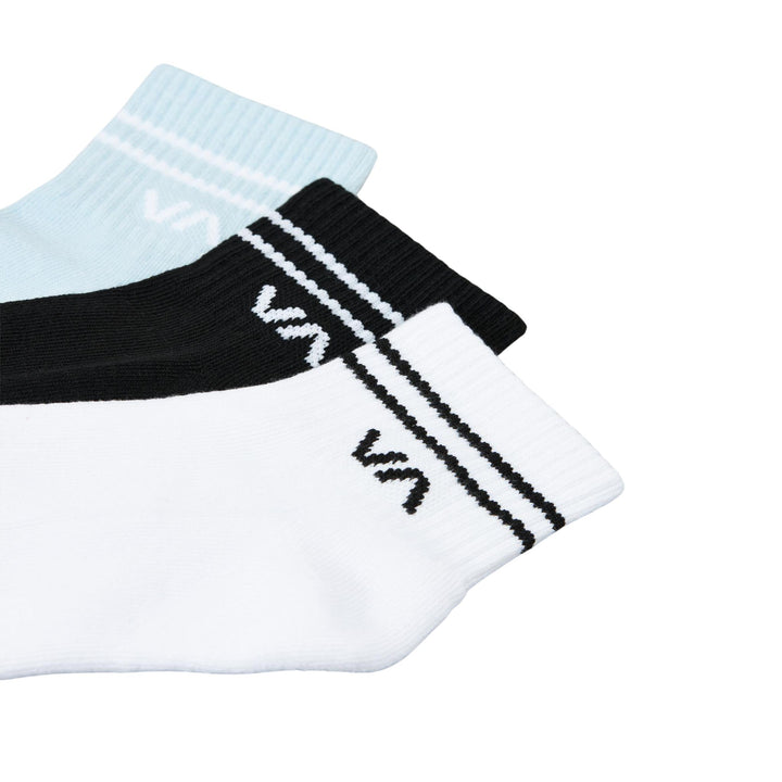 RVCA Womens VA Mini Crew Sock 3PK
