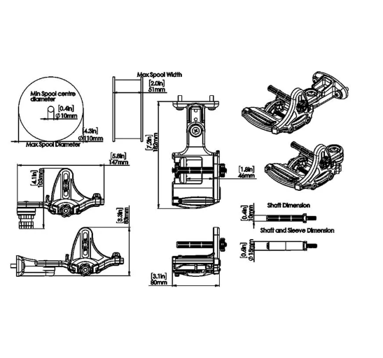 Railblaza Spooling Station Fixed/StarPort Mount
