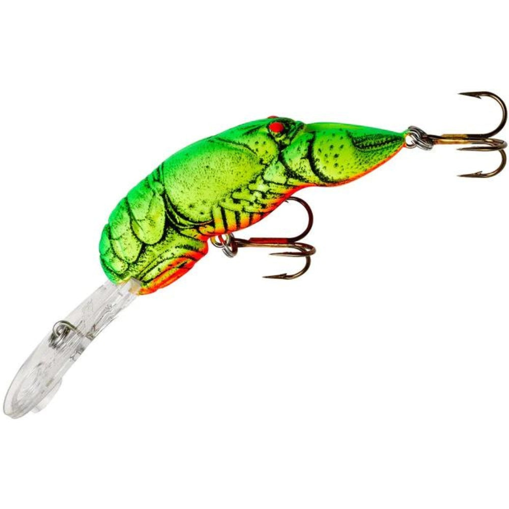 Rebel-Deep-Wee-Craw-Lure-34-Chartreuse-Green-Back