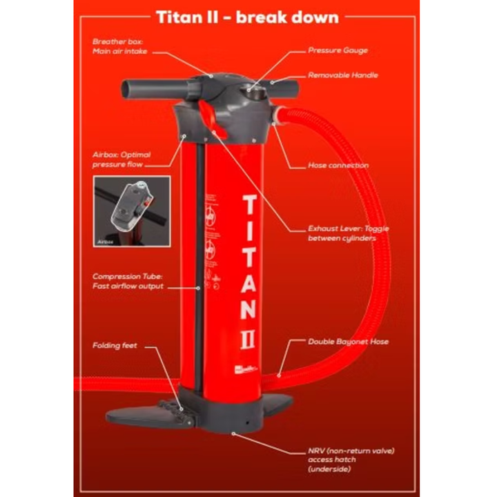 Red Paddle Co Titan II Dual Action Sup Pump