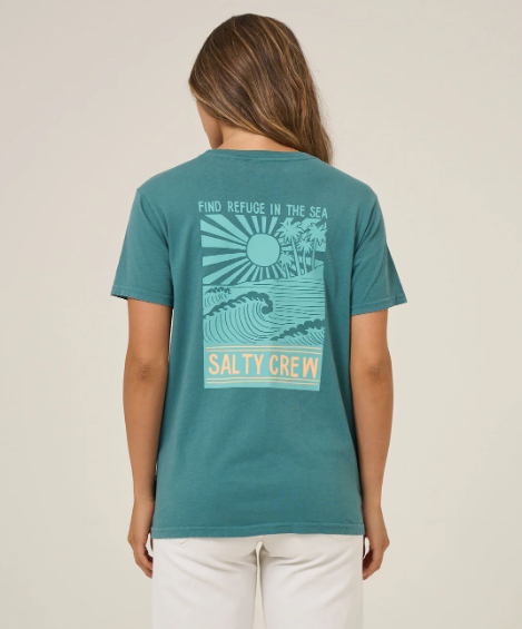 Salty Crew Rise And Smile Boyfriend Tee