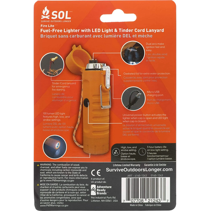 SOL Fire Lite Fuel-Free Lighter
