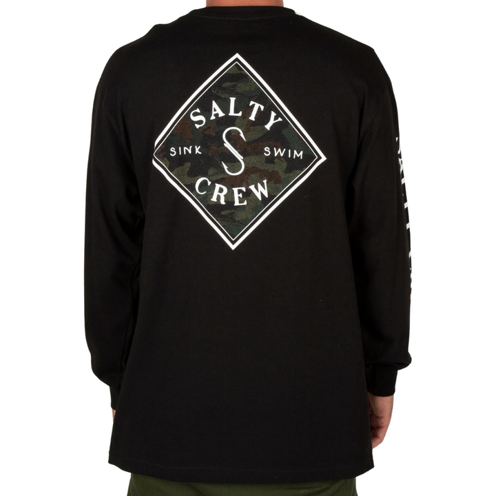 Salty Crew Tippet Decoy Standard L S Tee
