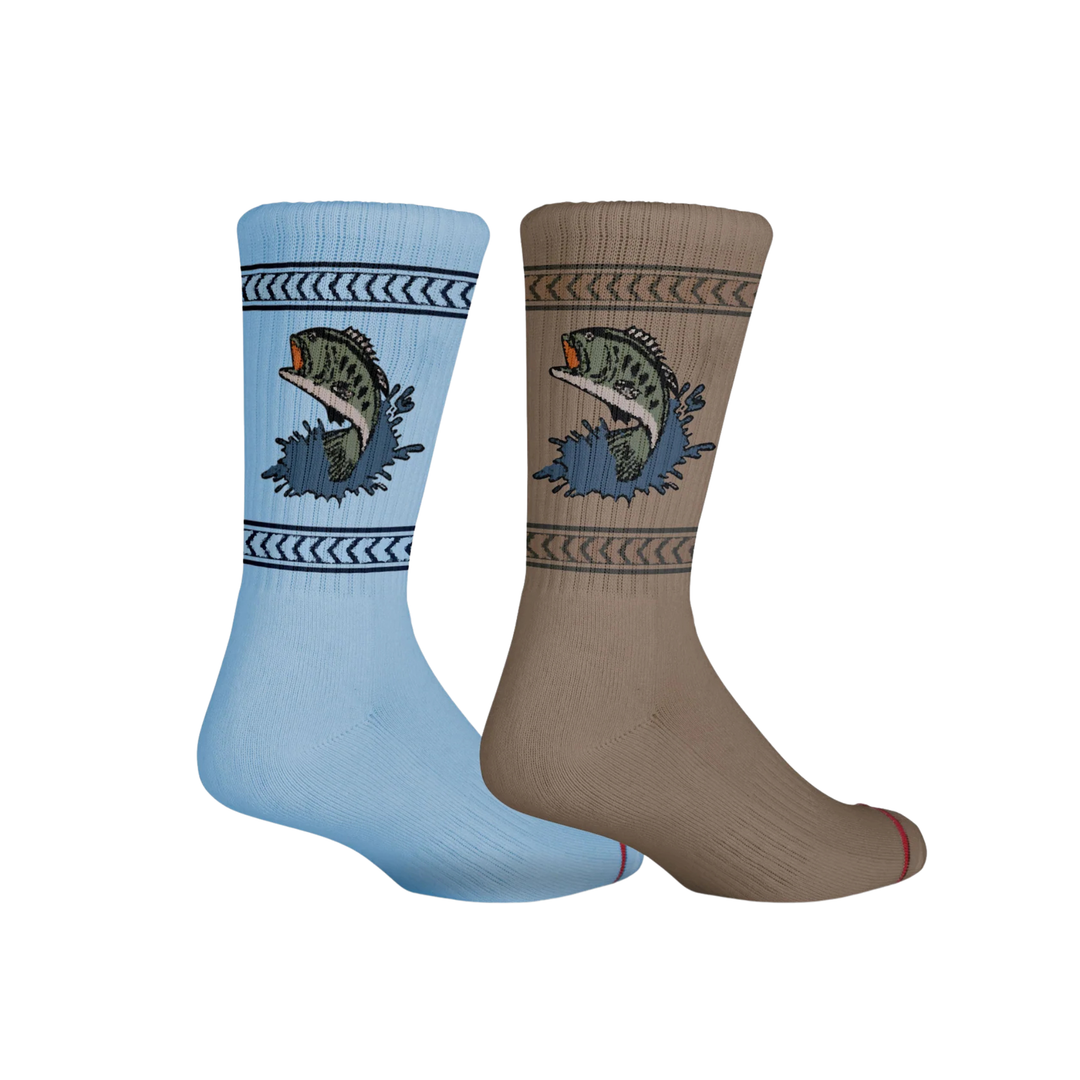 Salty Crew Bassquatch Socks 2 Pack