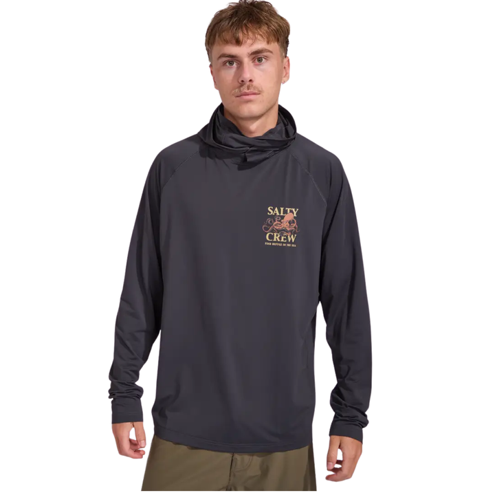 Salty Crew Ink Sling Hood Sunshirt with Mask
