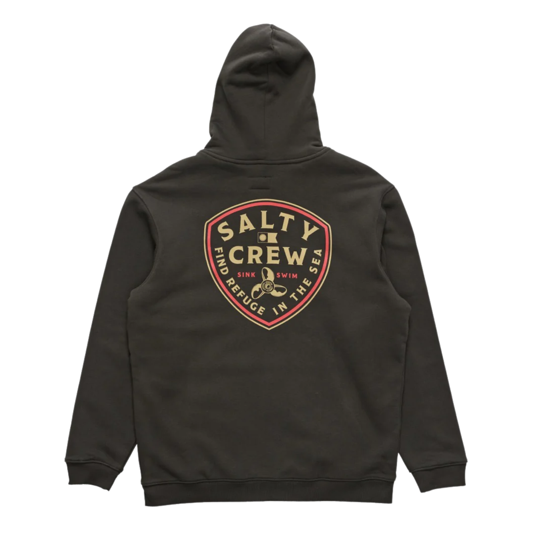Salty Crew Rotor Fleece Lined Zip Thru Hoodie