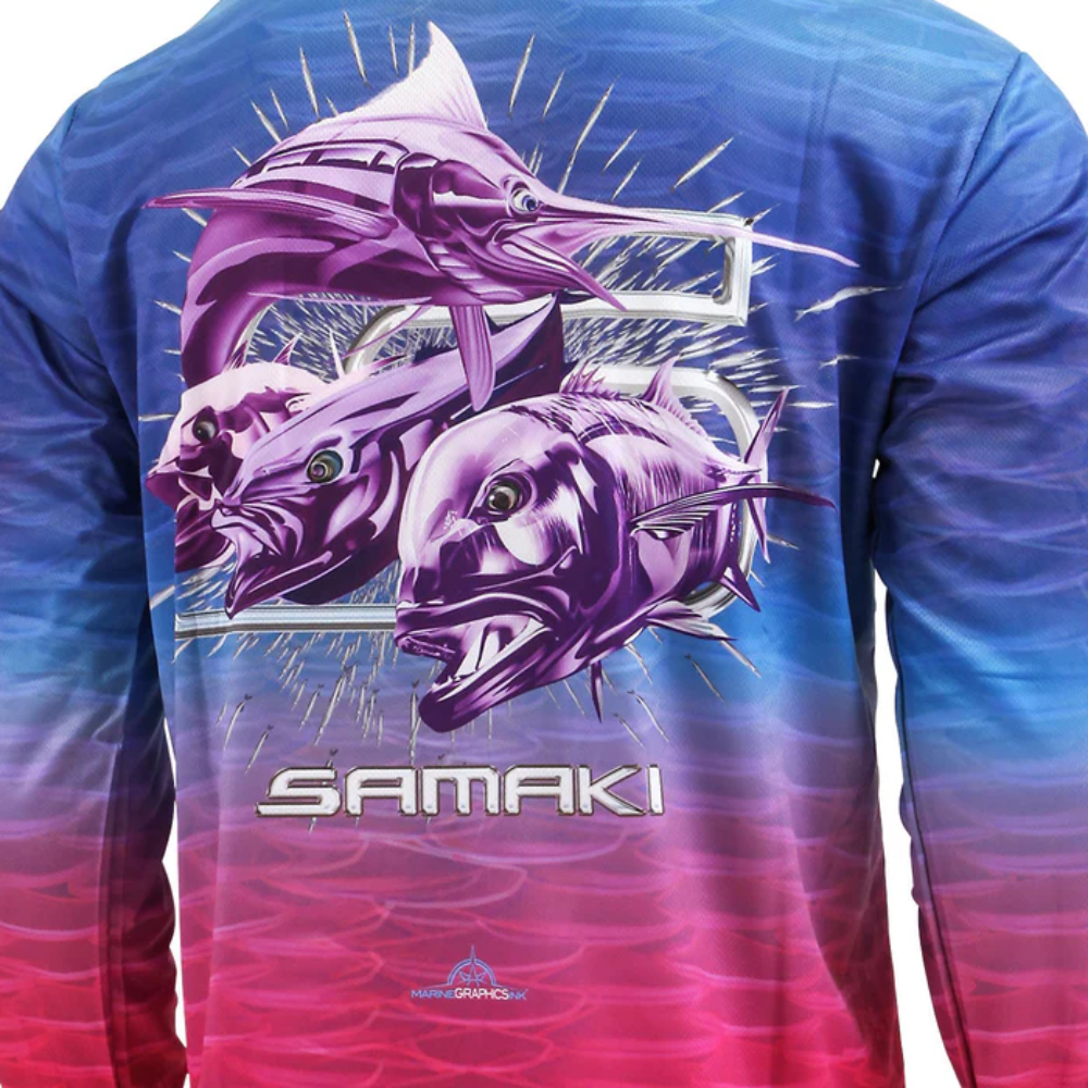 Samaki Dreamcatcher Kids Long Sleeve Fishing Shirt