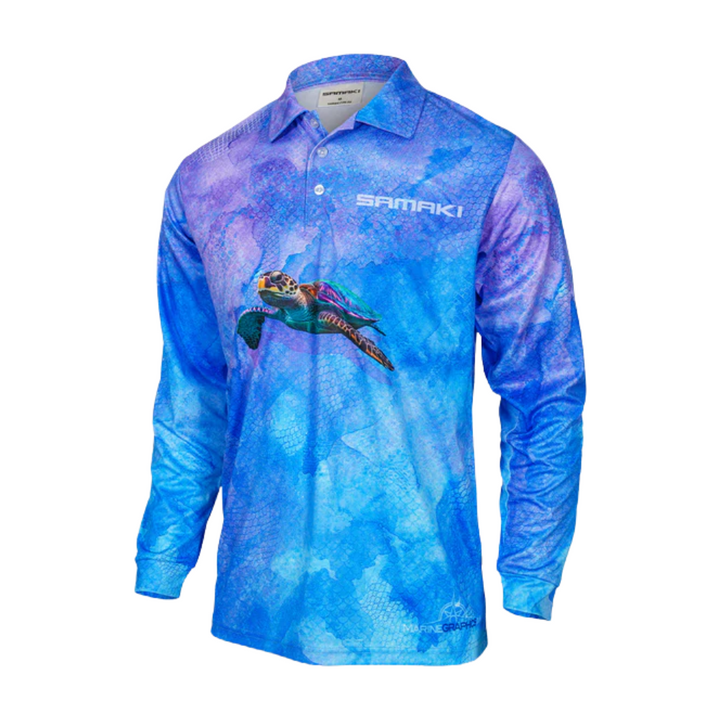 Samaki Turtle Kids Long Sleeve Fishing Shirt