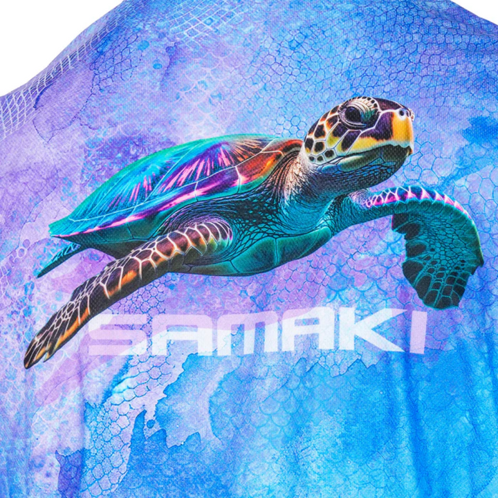 Samaki Turtle Kids Long Sleeve Fishing Shirt
