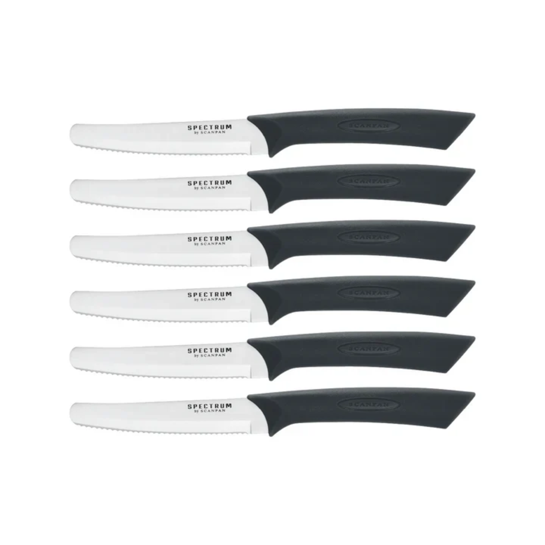 Scanpan Spectrum Soft Touch Steak Knife Set 6Pce