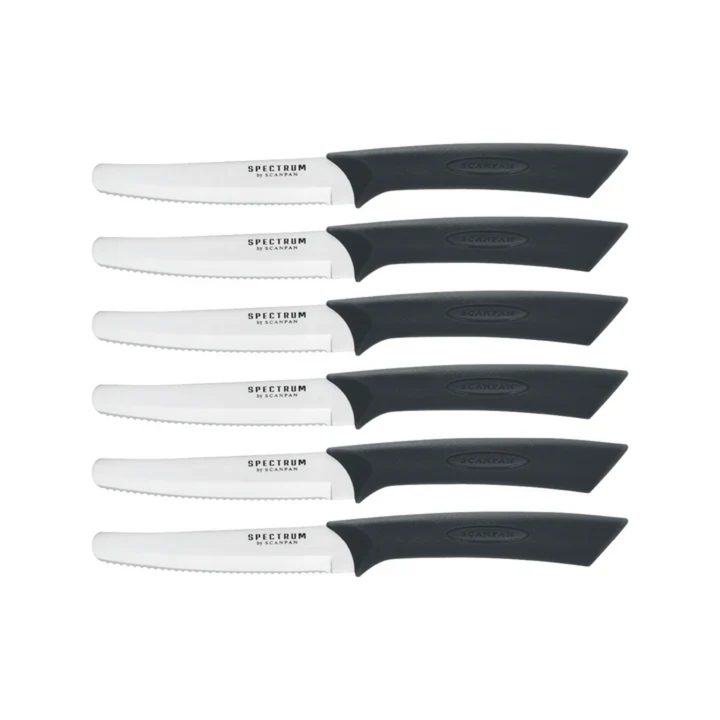 Scanpan Spectrum Soft Touch Steak Knife Set 6Pce