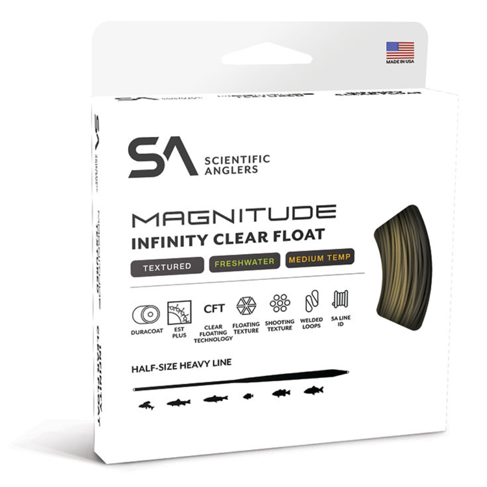 Scientific Anglers Magnitude Textured INFINITY Clear Float Head Fly Line