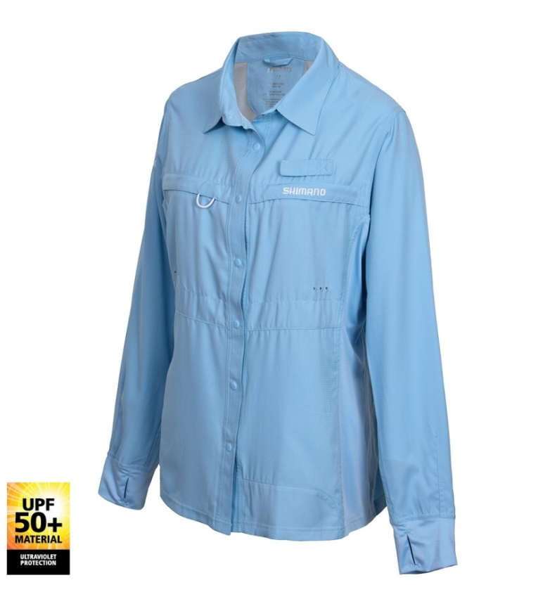 Shimano Ladies Pro Stretch Vented Long Sleeve Shirt