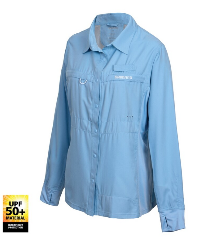 Shimano Ladies Pro Stretch Vented Long Sleeve Shirt