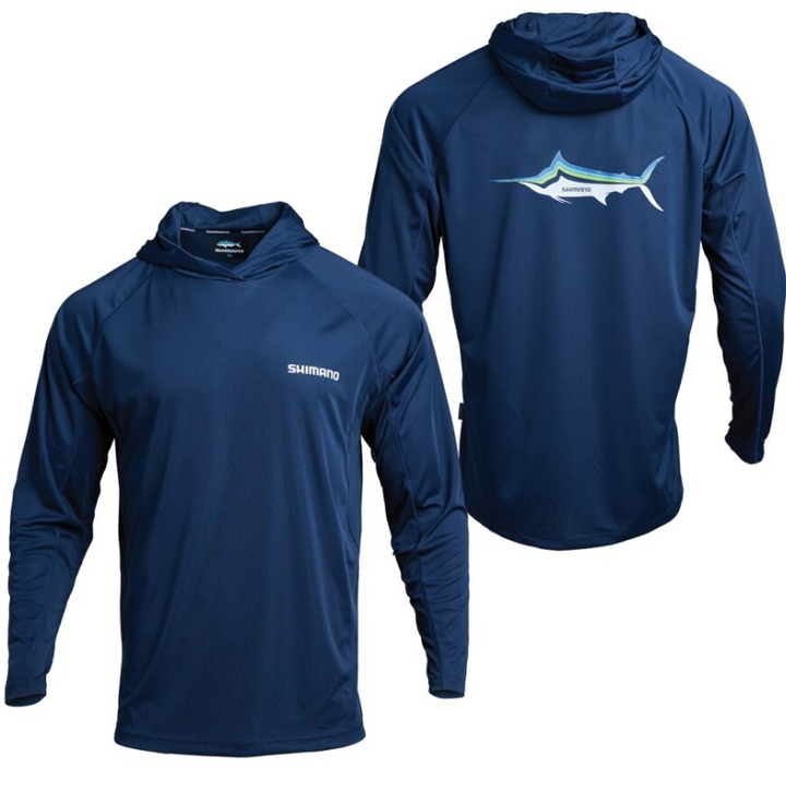 Shimano Marlin Hooded Long Sleeve Tech Tee