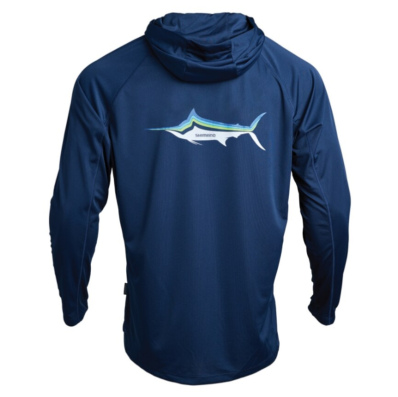 Shimano Marlin Hooded Long Sleeve Tech Tee